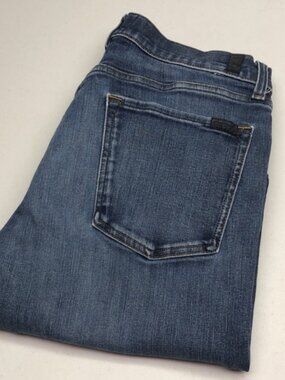 MENS 7 for ALL MANKIND DARKWASH SLIMMY JEANS 34x32 ⭐️